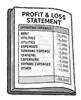 P&L statement icon