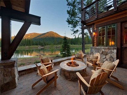 patio of vacation home